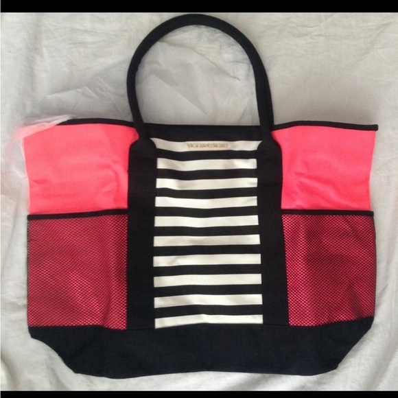 Victoria secret island canvas tote bag - Picture 2 of 3